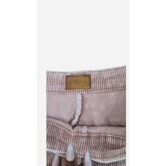 New Pol High Rise Stretchy Corduroy Pink Flare Pants SZ M - Picture 4 of 6